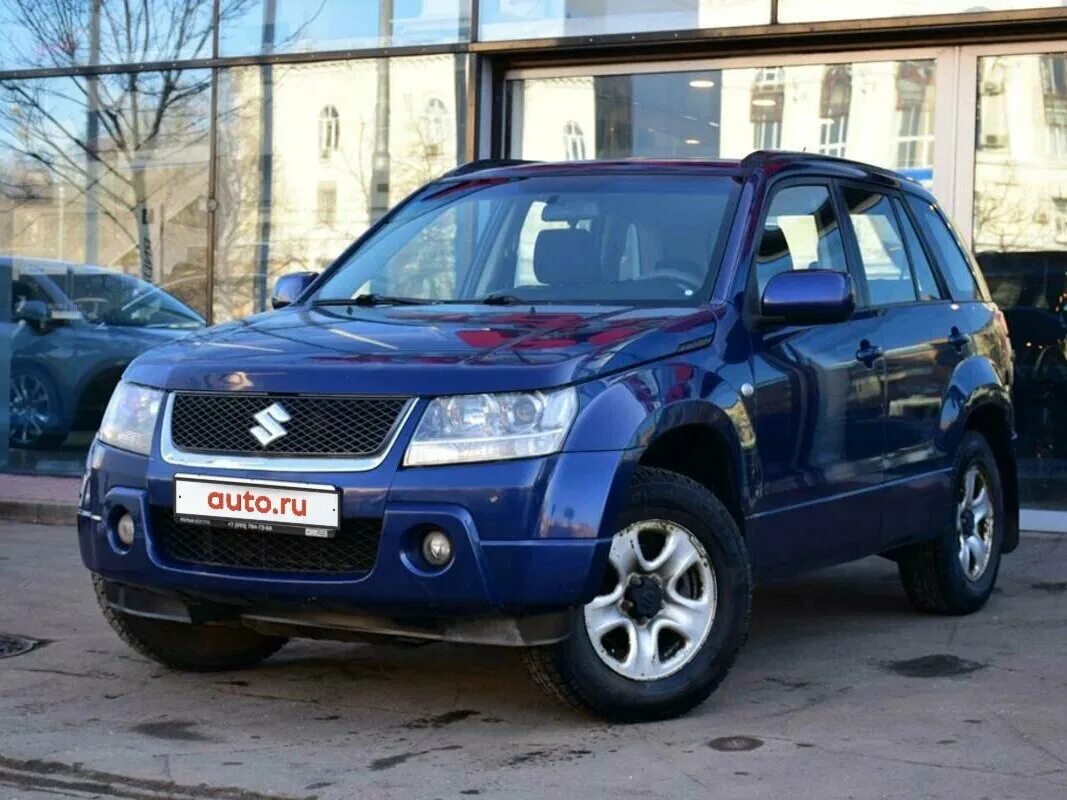 Машины сузуки с пробегом. Suzuki Grand Vitara III 2007. Судзуки Гранд Витара 2007. Suzuki Grand Vitara синяя. Suzuki Grand Vitara III 2.0.