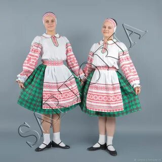 Женский национальный костюм белоруссии