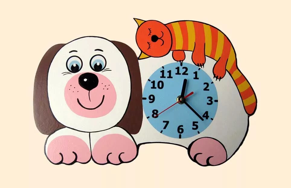 прикольные настенные часы. день смеха в детском саду. часы в прошлое. весело 1 час. весело 1 час.