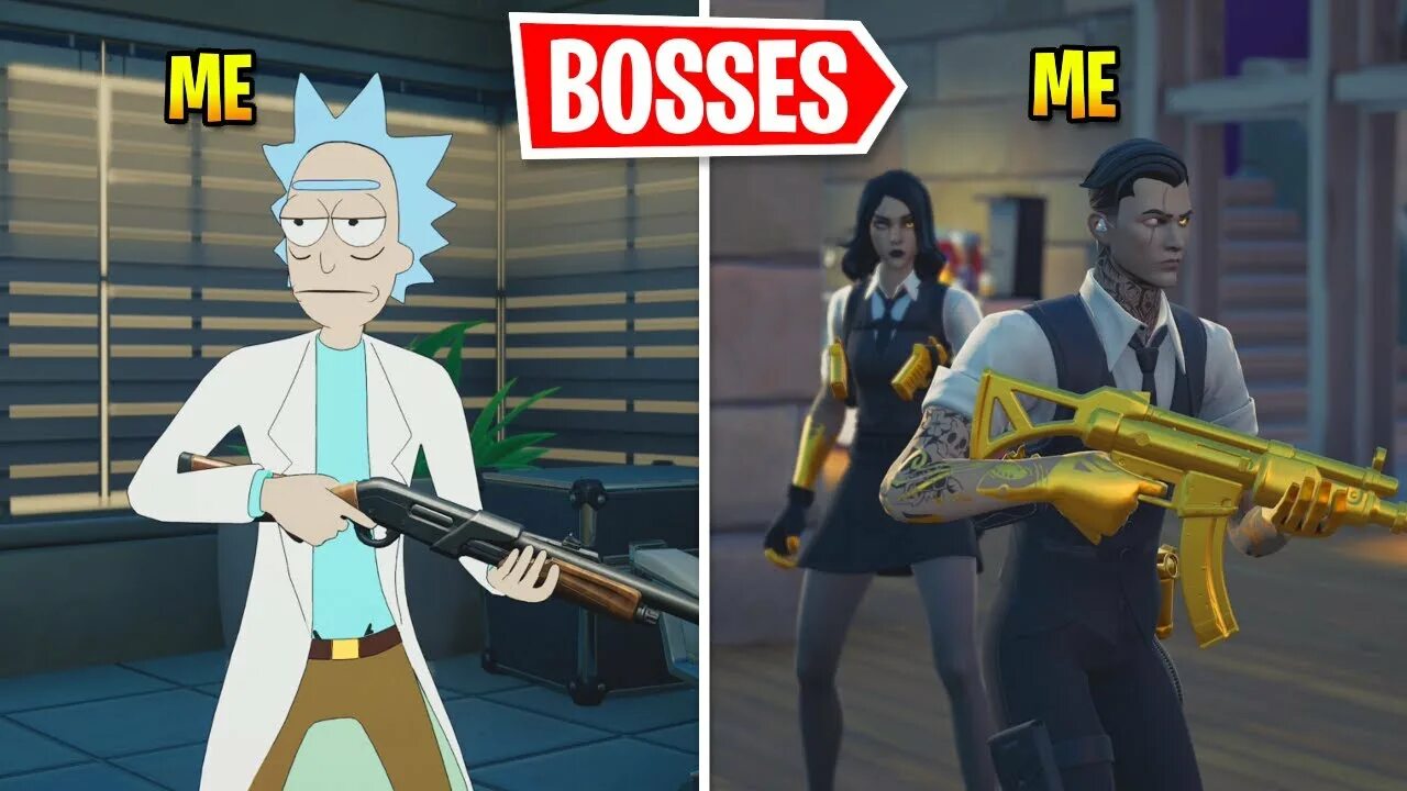 Только лут с босса челлендж в фортнайт. Boss random. Golden boss. Boss random. Random seed 42 it is a law.