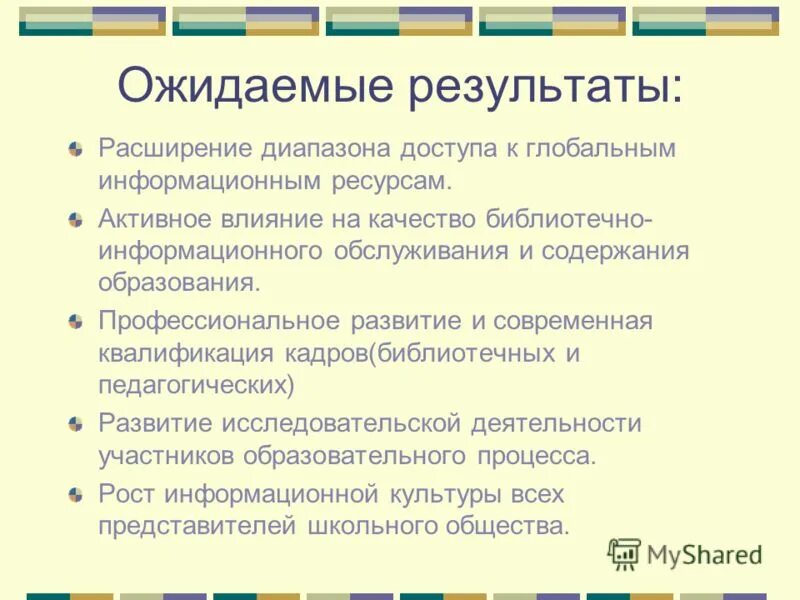расширенные результаты