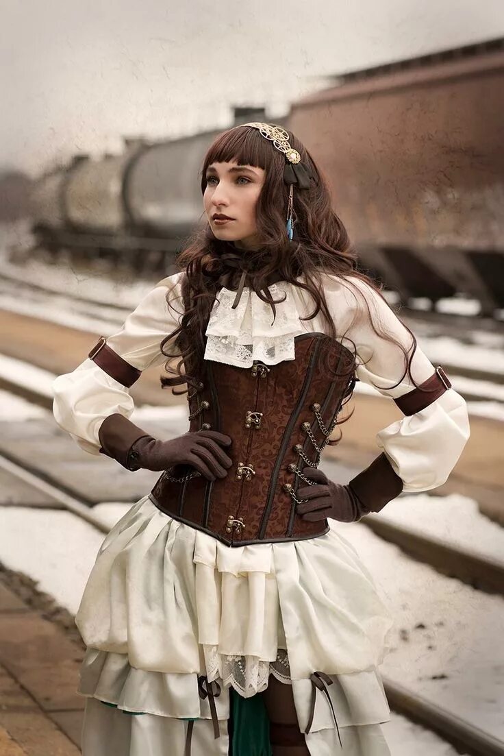 Кардия Бекфорд. Steampunk горничная. Стимпанк косплей. Горничные стимпанк. Образы косплей