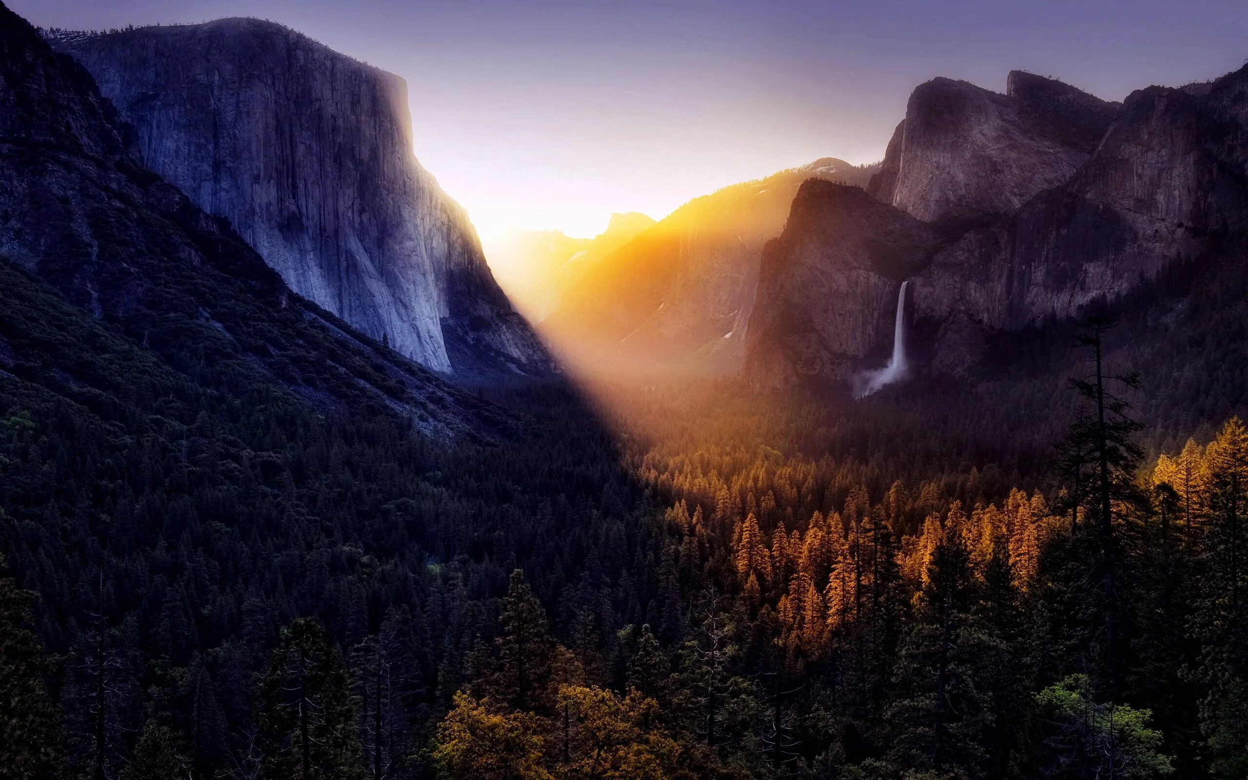 Долина Йосемити, США. 9. Долина Йосемити, США. Национальный парк Yosemite, США. Национальный парк Йосемити ночью. Лес горы слились все