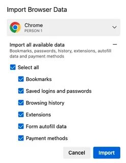 Import extensions