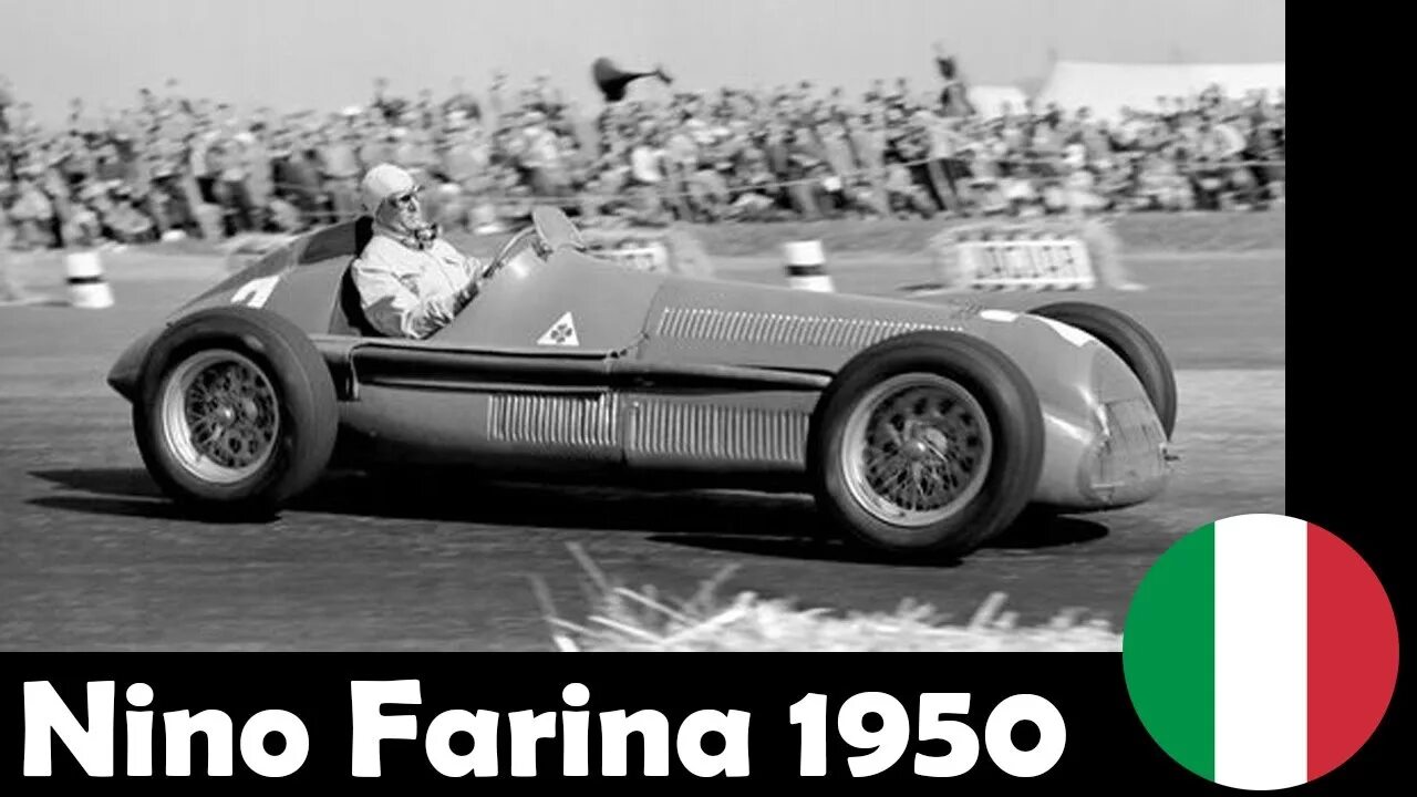 F1 1950 Alfa Romeo. Нино Фарина Alfa Romeo. Гран при Сильверстоун 1950. F1 1950 Italian Grand prix. Нино фарина