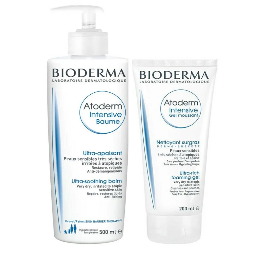 Atoderm intensive gel. Биодерма Атодерм бальзам интенсив. Биодерма Атодерм интенсив 200. Bioderma Atoderm Intensive Gel moussant 200 ml. Биодерма Атодерм бальзам интенсив 500 мл (Bioderma, Atoderm).