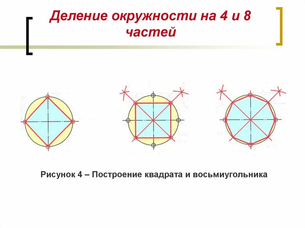 Разделить круг на 8 равных частей. Деление окружности. Деление окружности на равные части черчение. Деление окружности на 8 частей. Деление окружности на 4 части.