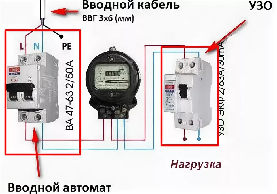 Сколько ампер в квартире. Схема подключения УЗО Легран 40а 30ма. УЗО автомат 16 ампер схема подключения. Подключение автомата на 16 ампер схема. Подключение автомата на 16 ампер.