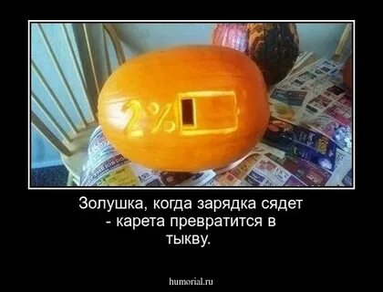 В полночь превратится в тыкву