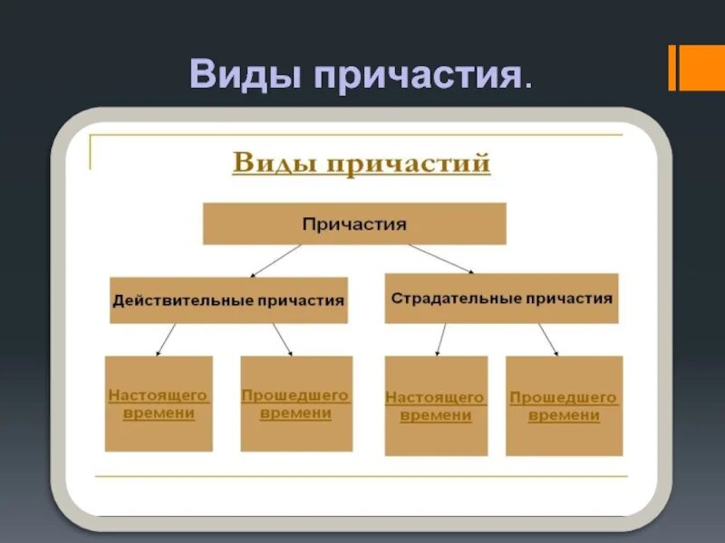 Вид и форма причастий. Виды причастий. Как определить ВТД У причастия. Какой вид причастия.