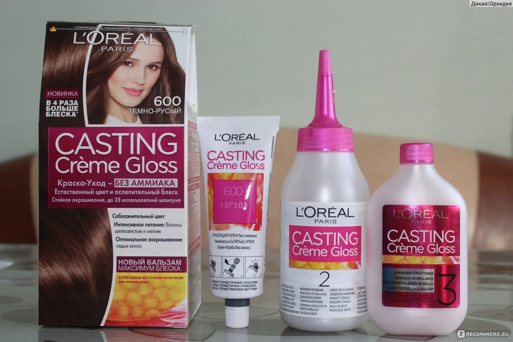 Краска l oreal paris casting creme gloss