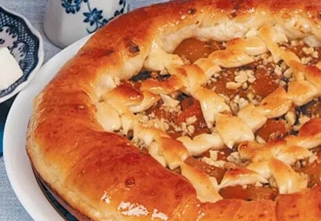 Пирог с орехами курагой ботлихский