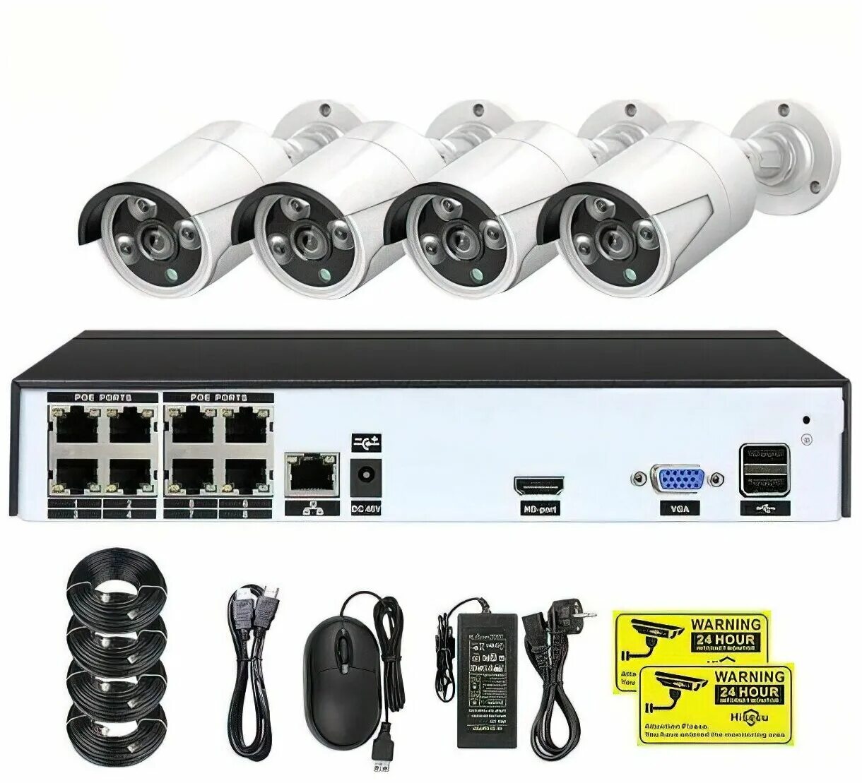 Комплект poe. Комплект видеонаблюдения IP POE 4 камеры. Kit 1204 POE. MICAM 4g. MICAM 59g Plus PTZ.