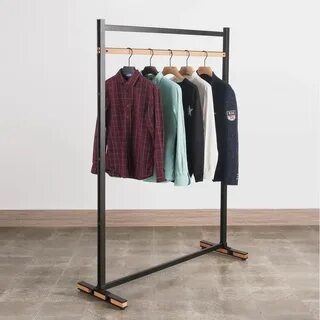 Free Standing Clothes Hanging Rail Stand Apparel Display Cloth Rack,Cloth R...