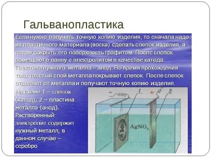 Прибор для гальваностегии какое физическое явление