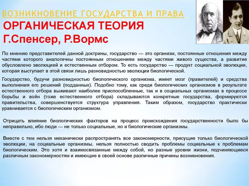 Теория органического развития. Органическая теория возникновения государства. Теории возникновения государства. Органическая теория происхождения государства. Органические концепции происхождения государства.