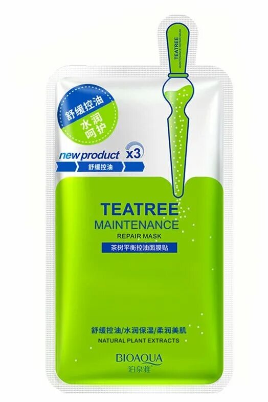 Маска BIOAQUA Teatree Maintenance. БИОАКВА Tea Tree маска. Тканевая маска с экстрактом чайного дерева BIOAQUA Teatree. Тканевая маска BIOAQUA New Tea Tree Maintenance с экстрактом чайного дерева.