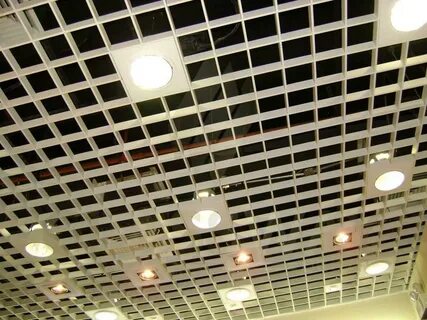 Подвесного решетчатого растрового потолка