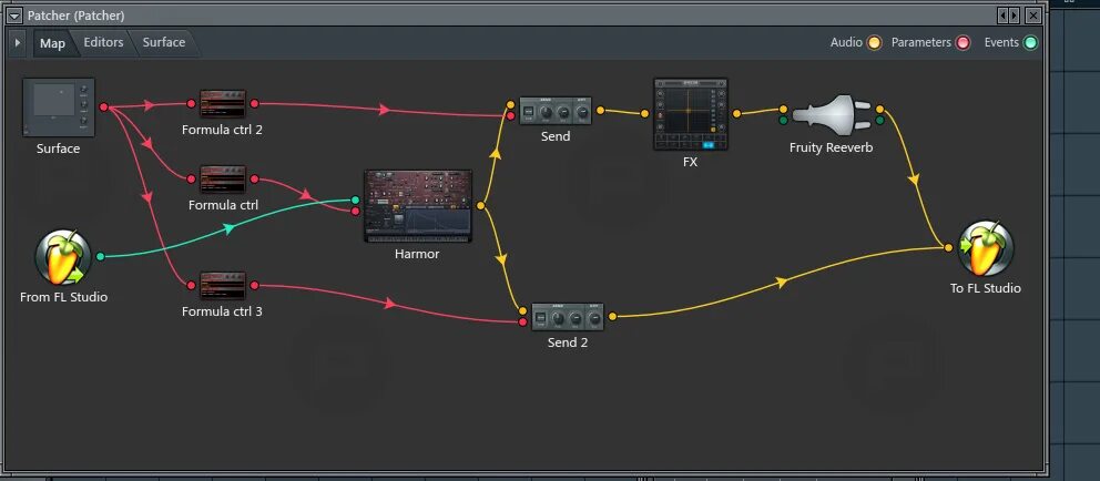 Studio linked. Patcher fl studio. fl studio 20 patcher plugin. fl studio mapping. fruity peak controller в patcher.