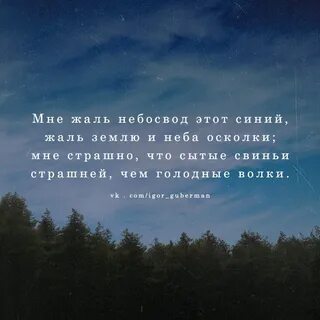 Мне жаль небосвод