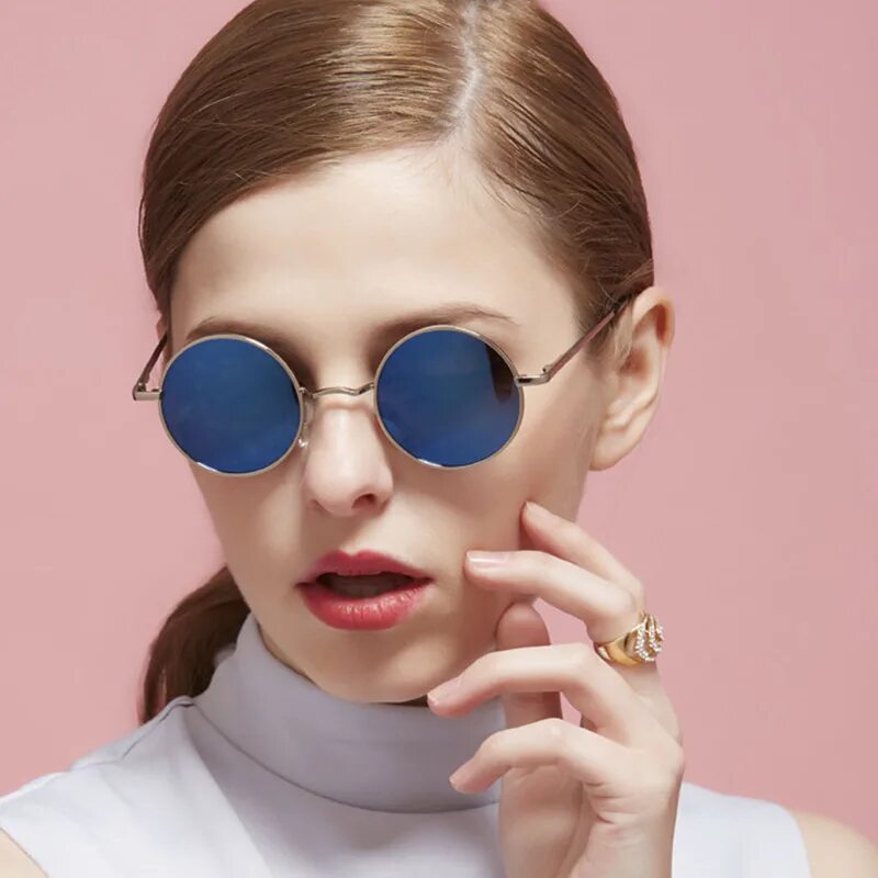 Retro Moda Polarized очки женские. Очки солнцезащитные женские 2023 Винтаж. Круглые очки. Круглые оцеи. Солнцезащитные очки женские круглая форма