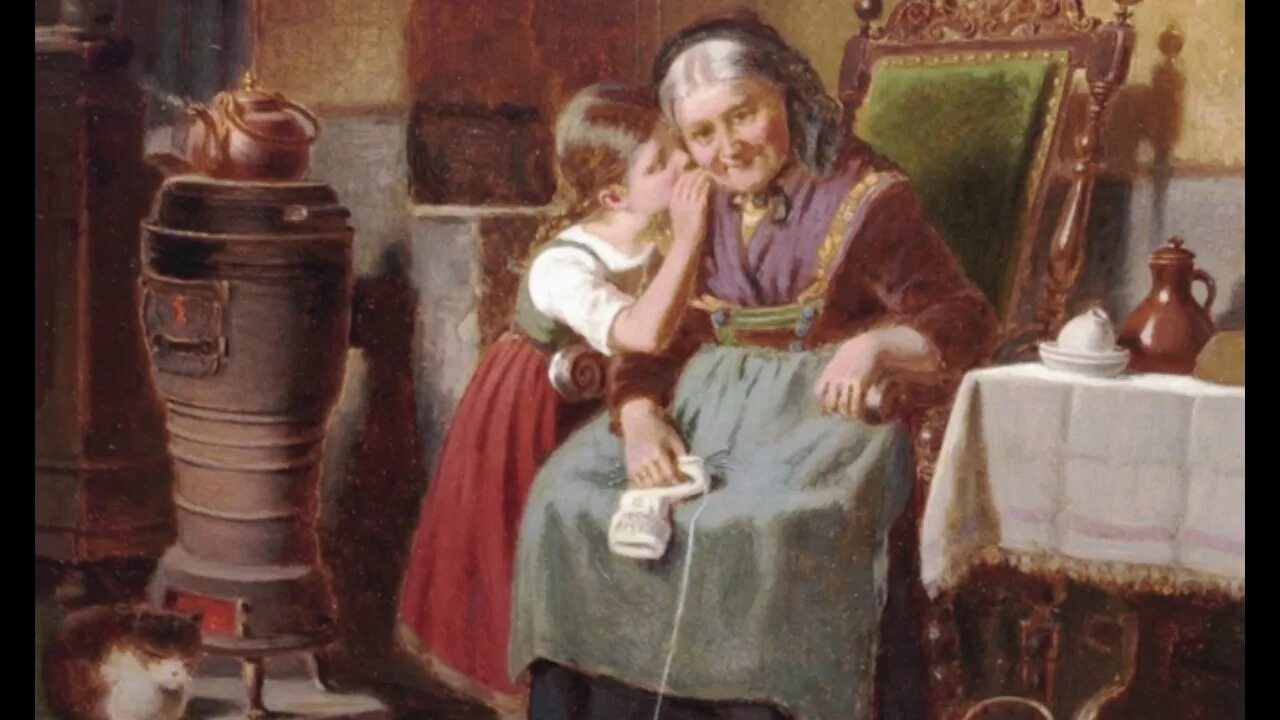 Баня бабушка внучки. "Бабушка и внучка" Макс Рентель. Бабушка картина. Бабушка и внучка живопись. Бабушка с внуками живопись.