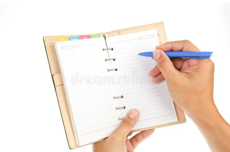 Now write in your notebooks