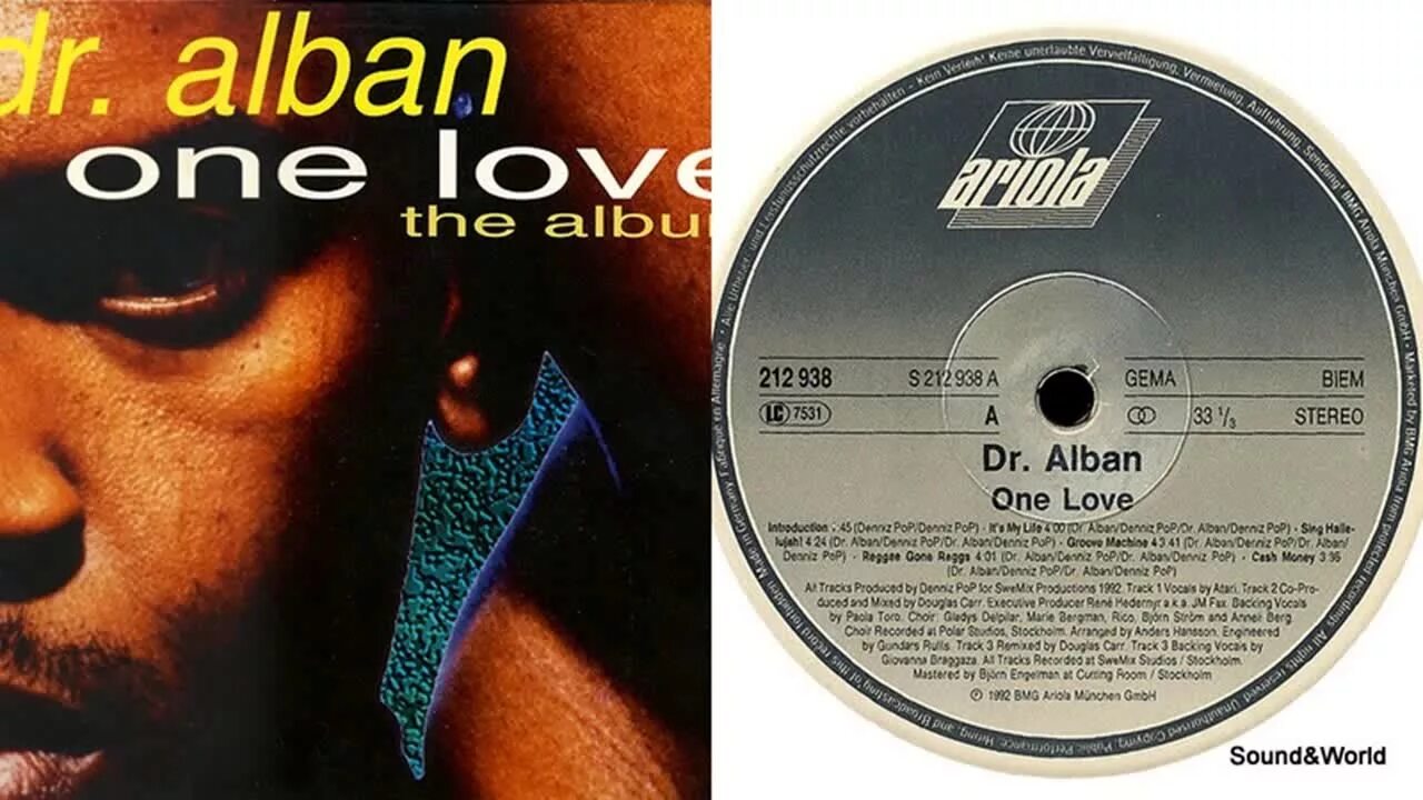 Албан ван лов. Dr. Alban one Love the album 1992. Доктор албан 1992. One Love доктор албан. Dr. Alban one Love (the album).