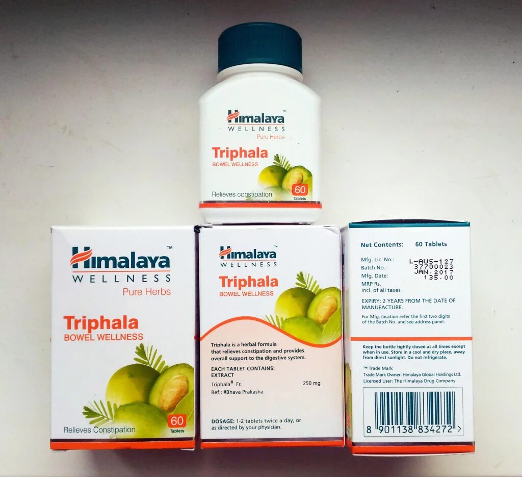 Трифала (Triphala) Himalaya. Трифала Гималая таблетки. Аюрведа Трифала порошок.