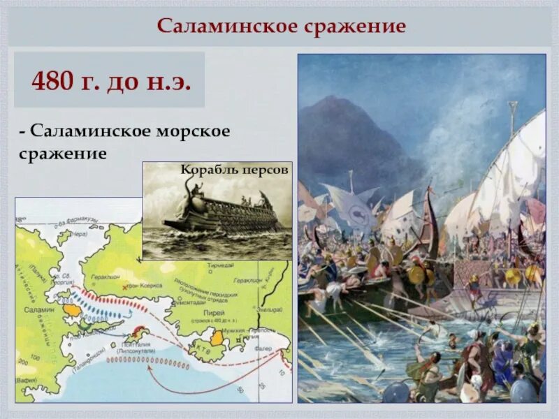 Где произошло саламинское сражение. Саламинское сражение 480 г до нэ. Саламинское Морское сражение 480 г. до н.э.. Морское сражение греко-персидских войн. Греко-персидские войны Саламинское сражение.
