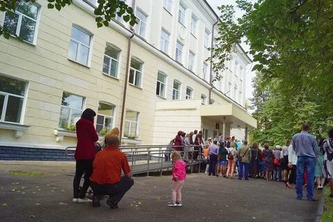 В гимназии занимались