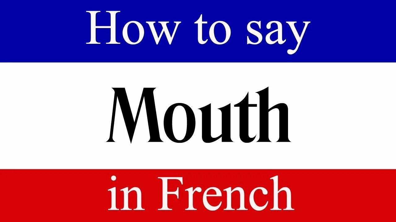 How in french