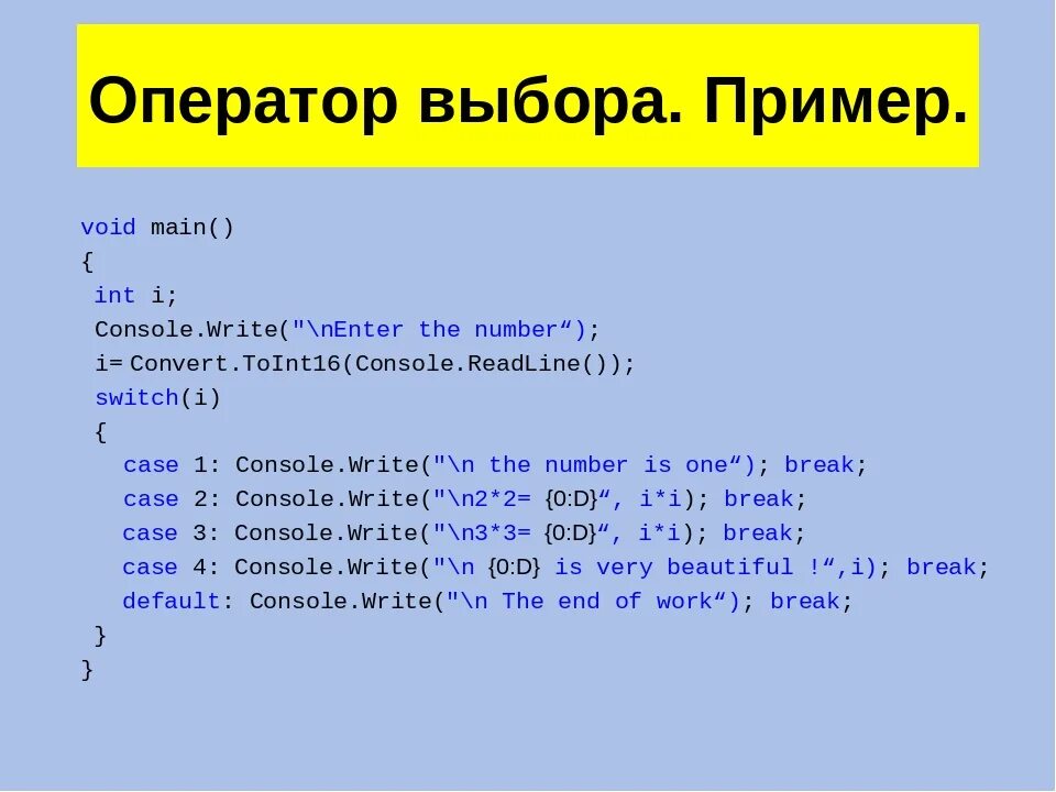 C c int l. Оператор выбора в программировании. Операторы языка си. Операторы в c#. Операторы в программировании c++.