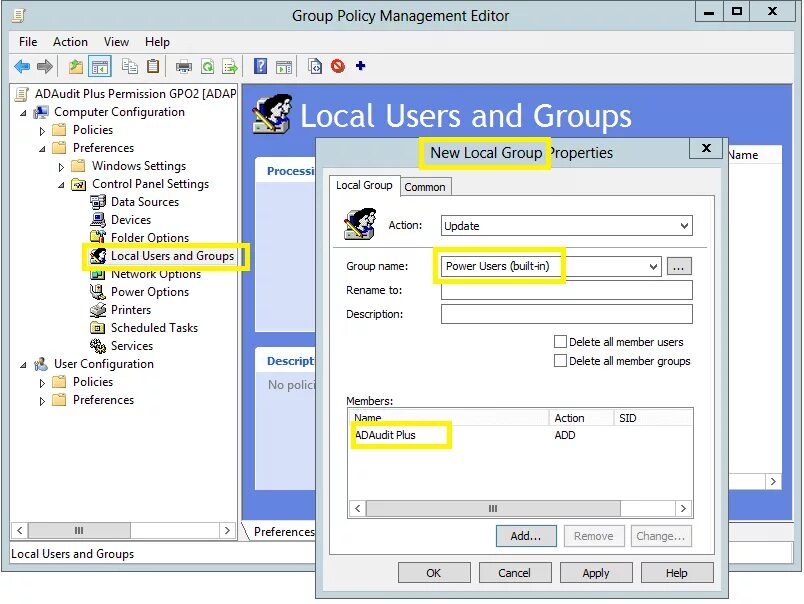 Active Directory users and Groups. Active Directory контроль доступа. GPO Active Directory. ADAUDIT Plus. Group permissions