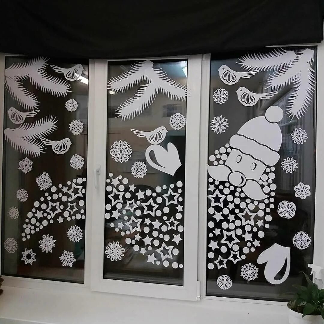 вытынанки оформление окон. фареты на окна новогодние. вытынанка. вытынанки. идеи украшения окон.