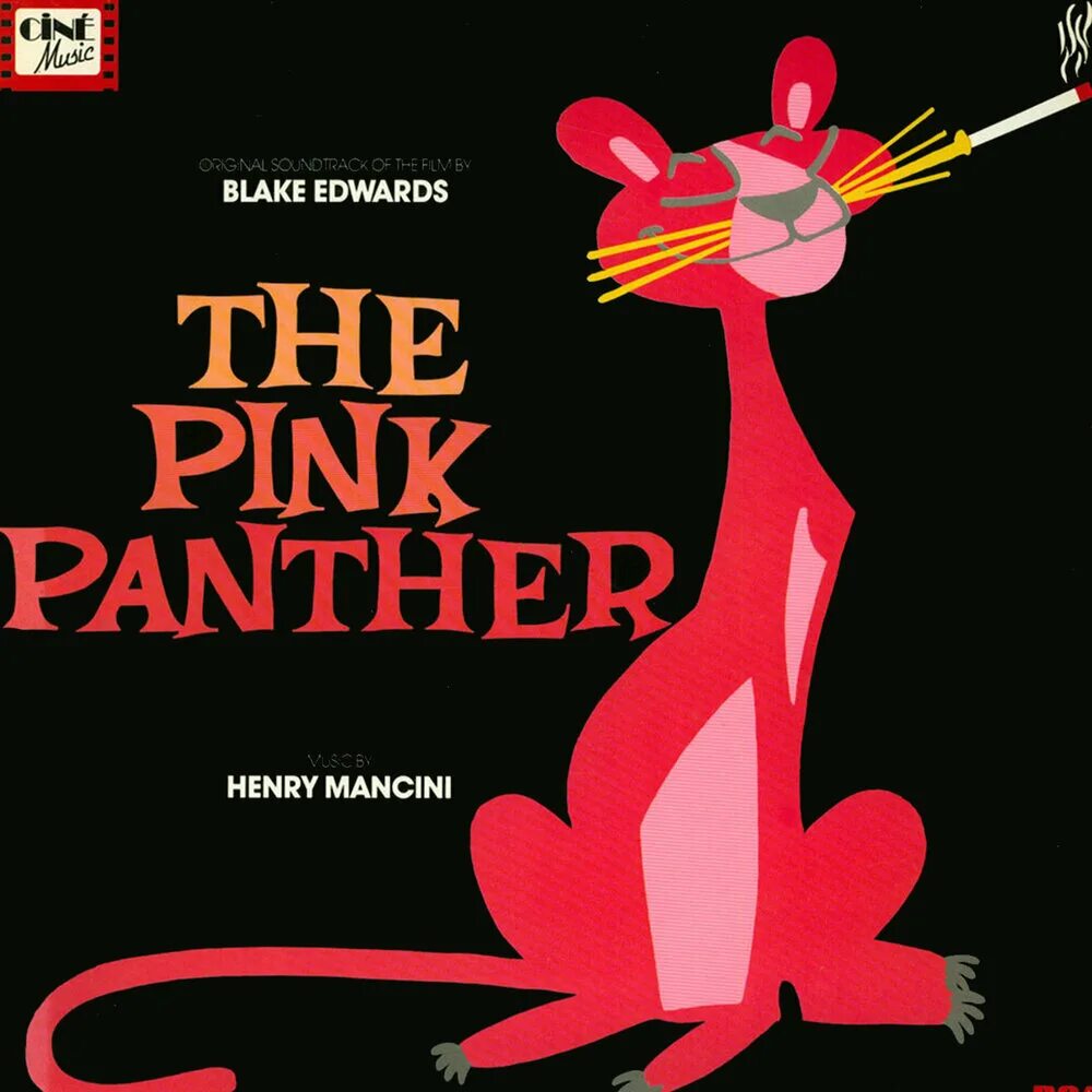 Пантера саундтрек. Henry Mancini -the Pink Panther (Original)1963 альбом. Розовая пантера обложка.