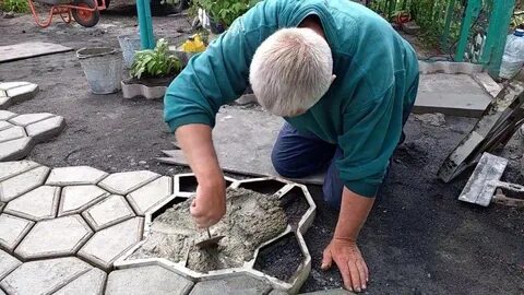 Садовая плитка раствор