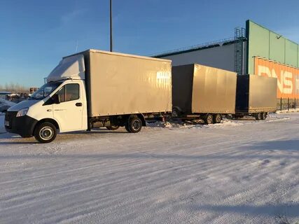 Газель с прицепом
