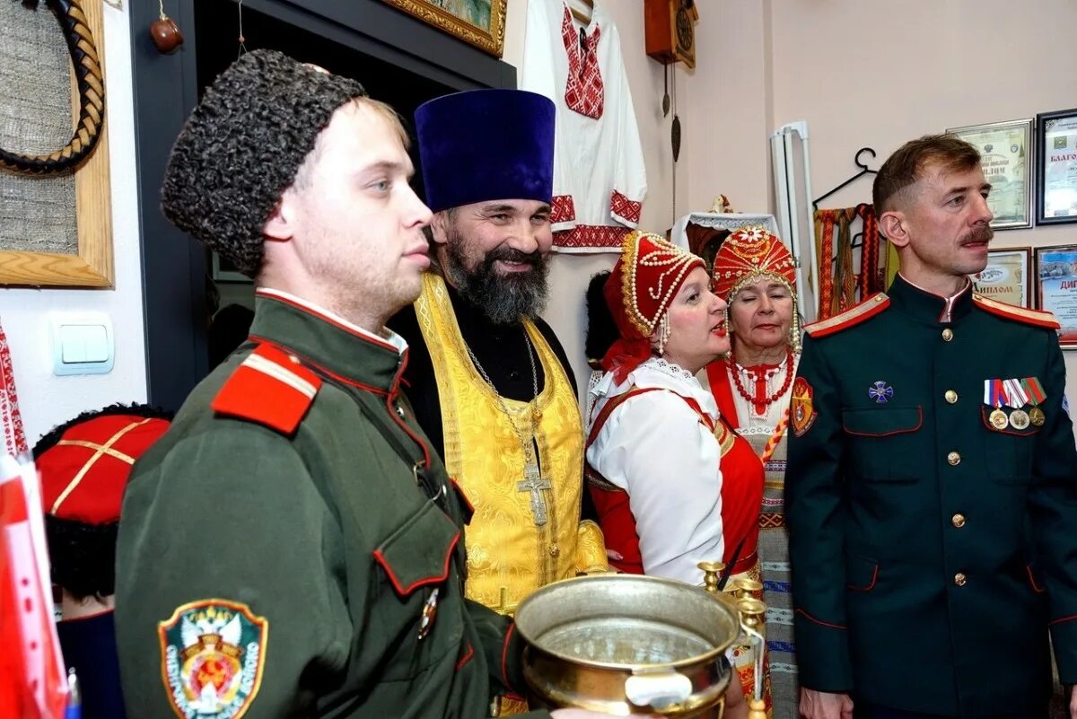 сергей анатольевич тархов атаман баско. центры казачества. потомки казаков. центры казачества. открытие казачий усадьбы в селендуме.