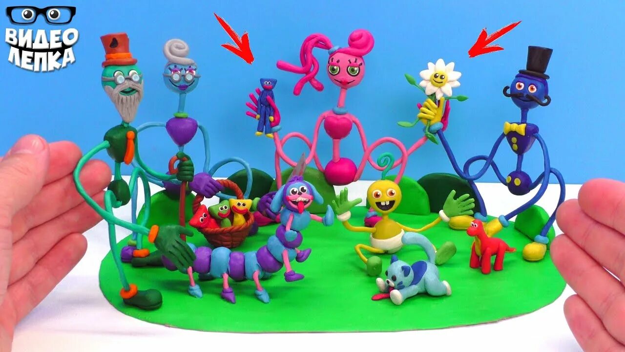 Как выглядит малыш длинные ноги Baby Long Legs Poppy Playtime. / Ребенок длинные ноги из пластилина из игры Попп