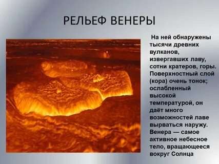 Рельеф венеры