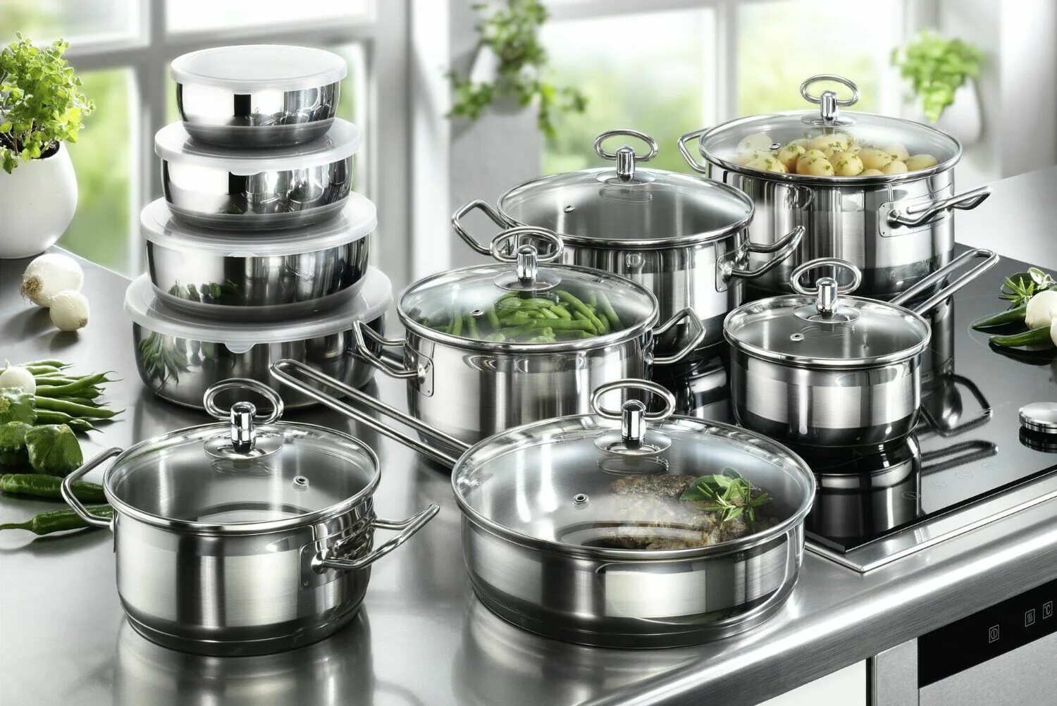 Набор кастрюль-Hoff Mayer HF-20057. Stainless Steel набор кастрюль. Набор посуды Fissler Riva 211605 9 пр.. Посуда inoxia Milano 1969. Брать посуду можно