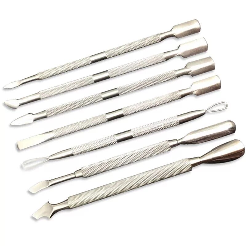 металлическая палочка для кутикулы. железная палочка для кутикулы. Scarlet гребень messer&nagel 6321. железная палочка для кутикулы. пушер revolline fsh 100-14.