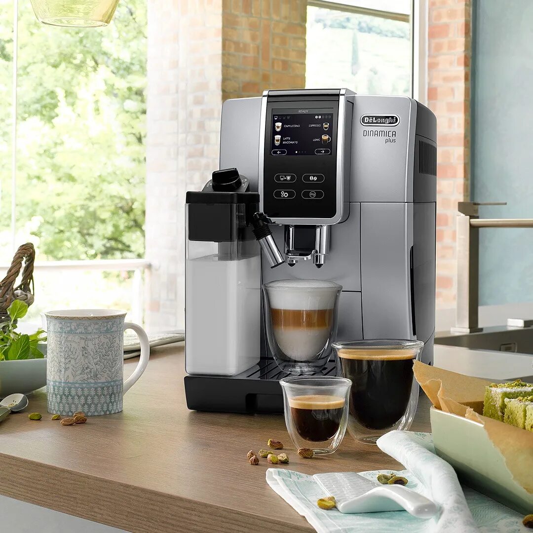 Автоматическая кофемашина delonghi dinamica ecam. Delonghi dinamica ecam 370.85. delonghi ecam370.85.sb. кофемашина delonghi dinamica plus ecam 370.95.t. кофемашина delonghi dinamica plus ecam 370.95.t чашки.