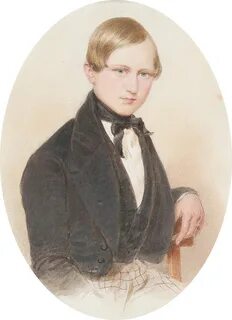 13. Emanuel Thomas Peter A portrait of a blond boy in a brown waistcoat and...