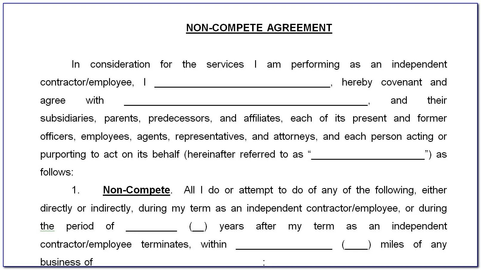 Non compete Agreement. Соглашение нон-Компит. Boilerplate Clauses. Non-Disparagement Clause Template. During the term