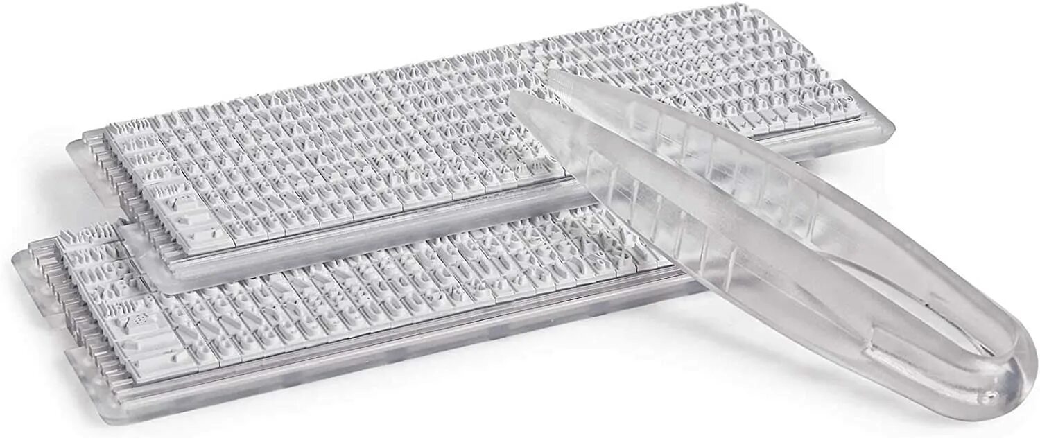 Typing set. Colop printer 55 set-f прямоугольный самонаборный, 60х40 мм. штамп самонаборный 76 37мм. касса шрифта colop typeset a/р, шрифт 3.1 мм. colop c40 прямоугольная.