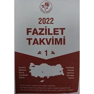 Fazilet takvimi namaz