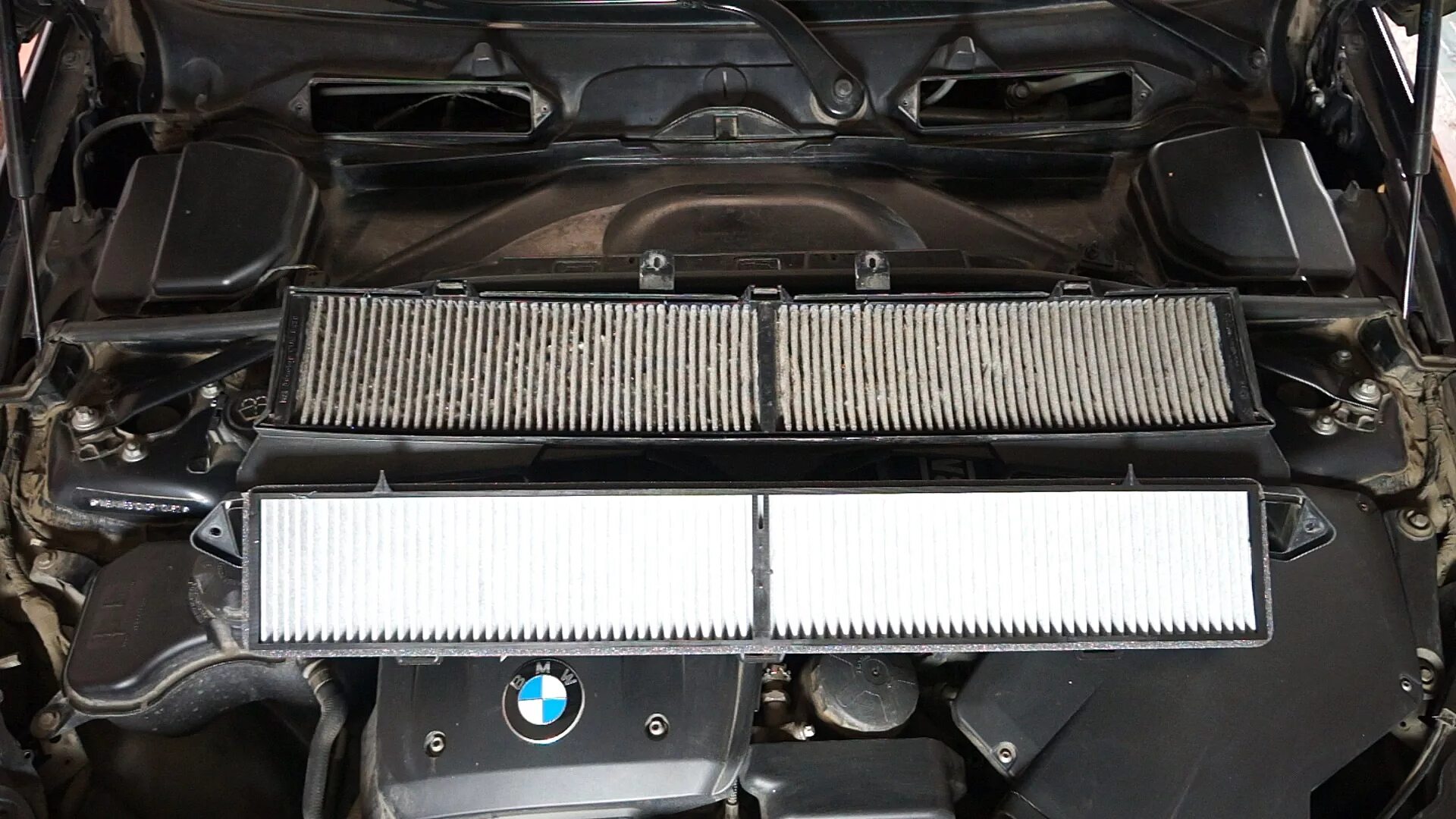 Где находится салонный фильтр бмв х6 Замена салонного фильтра Bosch BMW X6 DRIVE2