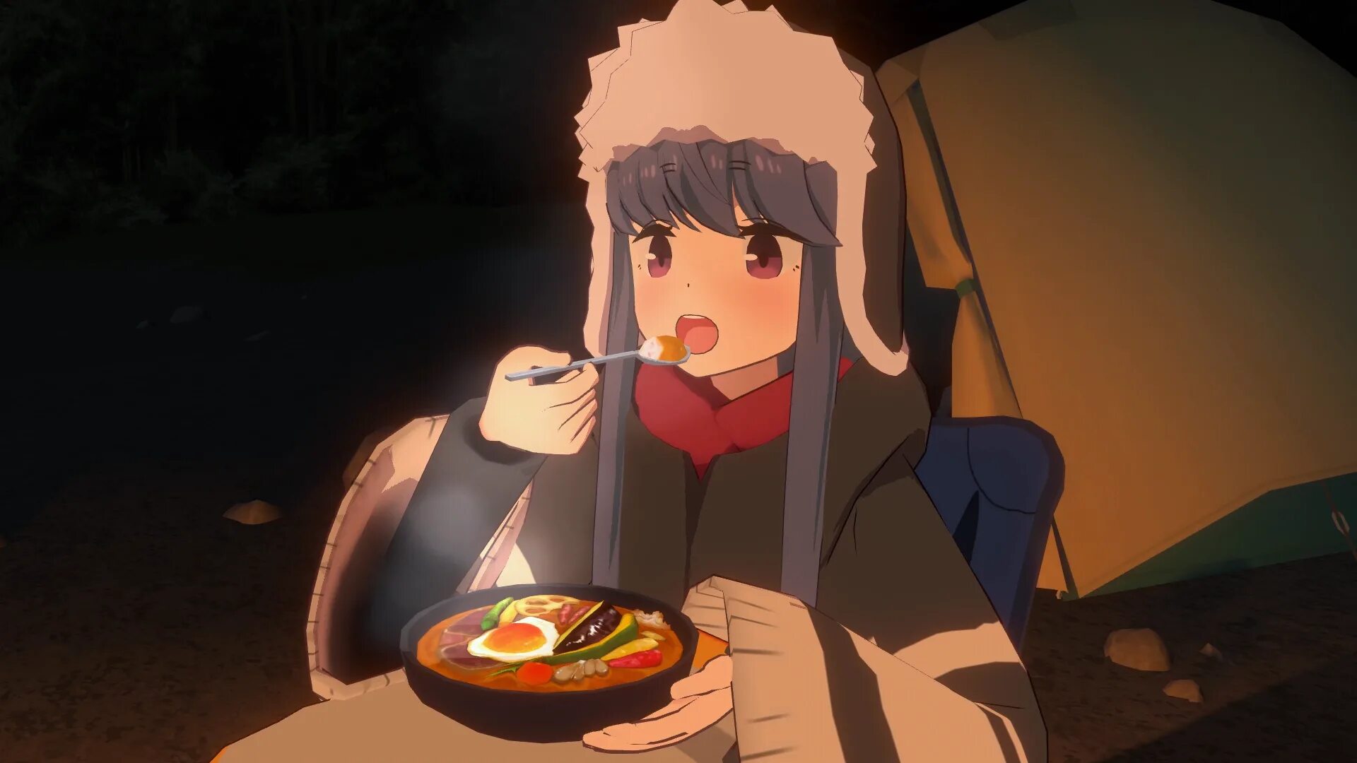 Laid back Camp Yuru Camp. Laid-back Camp - Virtual - Fumoto Campsite. Лагерь Фумото. Yuru Camp смешно. Back camp